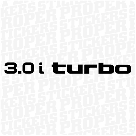 3.0 i turbo